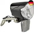 FISCHER Fahrrad Dynamo LED-Scheinwerfer 70 LUX | Fahrradlampe mit