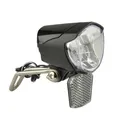 Fahrradlicht Dynamo FISCHER Dynamo LED-Scheinwerfer 70 Lux Frontlicht Rücklicht