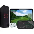 Square Golf Launch Monitor / Golf Simulator , schwarz