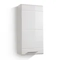 trendteam smart living - Mezzo - Hängeschrank - Weiß - Hänge-Stauraumelement mit 1 Tür und 1 Einlegeboden - (BxHxT) 37 x 77 x 23 cm - Stil modern