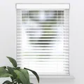 SOLUNA PVC-Jalousie Holzoptik weiß 90x130 cm