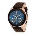 Maserati Herren Armbanduhr Chronograph Quarz Leder R8871612024