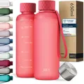 Trinkflasche 650ml BPA FREI Auslaufsicher & Spülmaschinenfest  Wasserflasche ...