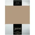 Janine Jersey Elastic Spannbetttuch 140x200 cm - 160x220 cm | nougat - braun