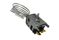 VIOKS Thermodetektor Thermostat Ersatz für Danfoss 077B3641 900mm Kapillarrohr 4x6,3mm AMP, für Kühlschrank Gefrierschrank
