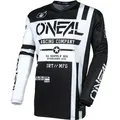 Oneal Element Warhawk Motocross Jersey, schwarz-weiss, Größe S für Männer