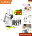 Effizienter Gemüseschneider für Gemüse, Käse und Nüsse - Platzsparendes Design