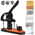 VEVOR Buttonmaschine Knopfmachermaschine 32mm 500 Stk. Badge Punch Press, Buttonpresse, DIY Badge Press Machine Button Badge Maker für