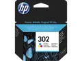 HP 302 Tintenpatrone Cyan/Magenta/Gelb (F6U65AE)