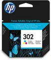 HP 302 Druckerpatronen - cyan, magenta, gelb (F6U65AE)
