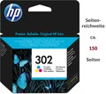 Original HP 302 302 XL Farbe Multipack Tinte Patronen