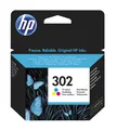 HP 302 Tintenpatrone Cyan/Magenta/Gelb (F6U65AE)