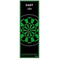 Kingpower Dartmatte Dartmatte Dartteppich Turnier Matte Darts Dart Matte 237 x 80 cm Grün