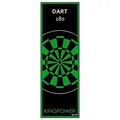 Kingpower Dart Teppich Matte Steeldart Zubehör Grün Dartpfeile Dartboard Dartteppich Target Oche Darts Abwurflinie Schutz Gummi Boden Dartscheibe 237 x 80 cm