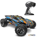 TRAXXAS # Rustler 4x4 VXL Orange RTR 4WD Stadium Truck Brushless TRX67376-4-ORNG