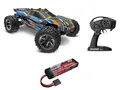Traxxas TRX67376-4 Rustler 4x4 VXL HD Brushless TSM Stabilitätssystem + 3S 5000m