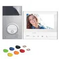 BTICINO, Flex ONE 2-Draht Videosprechanlagen WLAN Set, Classe 300 X13E mit 7" Touchscreen, 105° Weitwinkel Kamera, Video Speicherung, Transponder Türöffner-Schlüsselloser Zugang, IP54, IK10, 363911