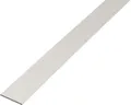 Flachstange Alu silber eloxiert 20x5 mm, 1 m