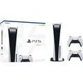 Sony PlayStation 5 - Disk Edition - inkl. 2x Dualsense Controller - Weiß