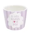 Grafik-Werkstatt 64533 Eierbecher | Porzellan Becher | Ei Will Always Love You