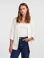 pieces Blusenblazer PCBOSELLA 3/4 BLAZER NOOS Materialmix, regular fit