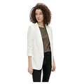 PIECES Damen Pcboss Noos 3/4 Blazer, Cloud Dancer,XS