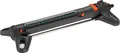 Gardena Viereckregner AquaZoom M 18712-20 | Rasensprenger 9-250 m² | einstellbar 3-18 m | Metallfilter | schwarz/türkis