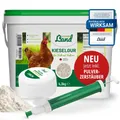 HÜHNER Land Kieselgur für Hühner 4,3 kg mit Pulverzerstäuber