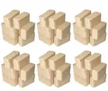 Holzbriketts 6x 10kg naturbelassen Kaminbrikett Heizbrikett Brennholz Kaminholz