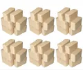 Holzbriketts 6x 10kg naturbelassen Kaminbrikett Heizbrikett Brennholz Kaminholz