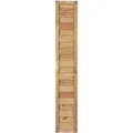 T&J Sichtschutzzaun Maxi-Massiv Sichtschutz Lamellenzaun, 30x180 cm