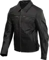 Merlin Kingsbury D3O Motorrad Lederjacke, schwarz, 2XL