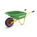 BERG Dempy Grün Kinder Schubkarre | Garten Schubkarre | max. Gewicht 40 kg | robuste Metallkonstruktion | wetterfest | ideal für Garten & Outdoor Aktivitäten