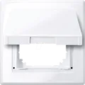 ME MS 478025 - M-SMART, Rahmen m. Klappdeckel, IP 44, 1-fach, aktivweiß glänzen