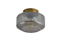 Lindby Deckenleuchten Hildur, Glas Alu IP20, 1 x 15 W LED