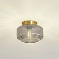 Lindby Deckenlampe 'Hildur' in Alu aus Glas (1 flammig, E27) - Deckenleuchte, La