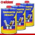 Wilckens 3 x 1 l Terpentinersatz Reiniger Verdünner Terpentin Pinsel Farbe Lack