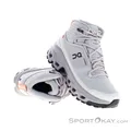 On Cloudrock Mid Waterproof Damen Wanderschuhe-Hell-Grau-6,5