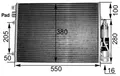 MAHLE AC 303 000S Condenser, air conditioning for NISSAN,RENAULT