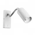 Wandleuchte Lampe Squalla Variosa Weiß max. 10W GU10 Licht mit Schalter &Flexarm