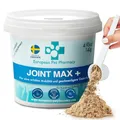 European Pet Pharmacy Joint Max+ Joint Care für Hunde — Nahrungsergänzungsmittel Hund & Katze – Nährstoffreiche Formel mit Grünlippmuschel Hund – Jedes Alter – 140 g Glucosamin Chondroitin Pulver