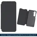 Samsung Galaxy S25 FE Wallet Flip Cover Case Klapphülle von Anymode in Schwarz