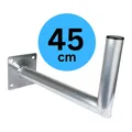 Schwaiger SAT Wandhalterung Aluminium 45cm Halterung Schüssel Antenne hellgrau