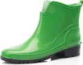 Ladeheid Damen Kurze Gummistiefel LA-930 (Grün, 38)