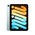 Apple iPad mini (A17 Pro): 8,3'' Liquid Retina Display, 128 GB, WLAN 6E und 5G Mobilfunk, 12 MP Front /12 MP Rückkamera, Touch ID, Batterie für den ganzen Tag – Blau