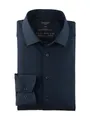 OLYMP Herren Oberhemd Langarm Luxor.24.Seven,Twill,modern fit,Global Kent,Marine 18,42