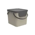 7610859225566 ROTHO Albula Cappuccino - behälter zur abfalltrennung - 40l rotho