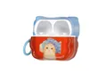 kwmobile Kopfhörer-Schutzhülle In-Ear Kopfhörer Case für Apple Airpods Pro 2 / Pro 1, Hülle mit Karabiner - Headphones Case - Katze mit Fischhut Design