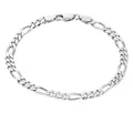 Tchibo - Amor 925 Silber Herren-Armschmuck »Figaro« - silber