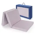Alvi Reisebettmatratze Komfort 60x120 cm/Höhe 6 cm - Matratze für Baby Reisebett mit Baumwollbezug und Tasche, atmungsaktiv, waschbar, Oeko-TEX® Standard 100 schadstoffgeprüft